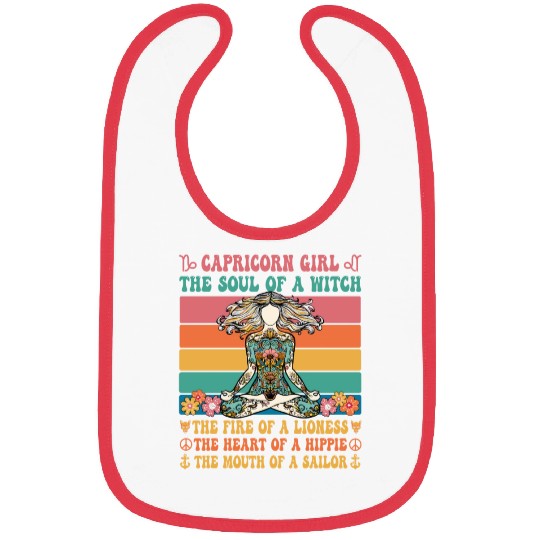 Capricorn Girl Astrology Sign Bibs