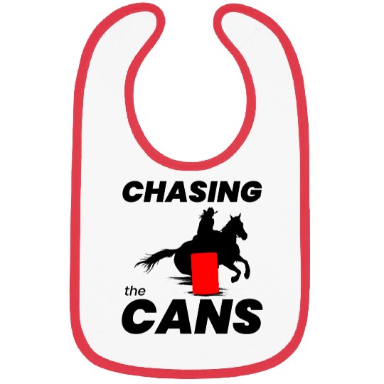 Barrel Racer Rodeo Racing Horse Riding Funny Bibs