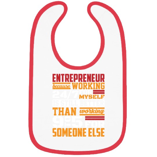 Entrepreneur Minded Business Lifestyle Gifts Idea Bibs