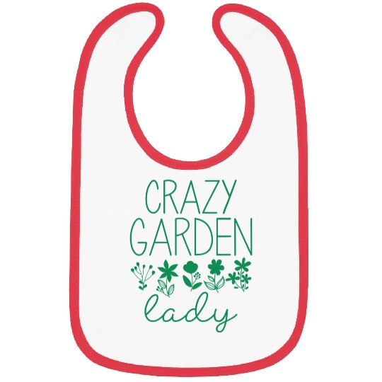 Crazy Garden Lady Bibs