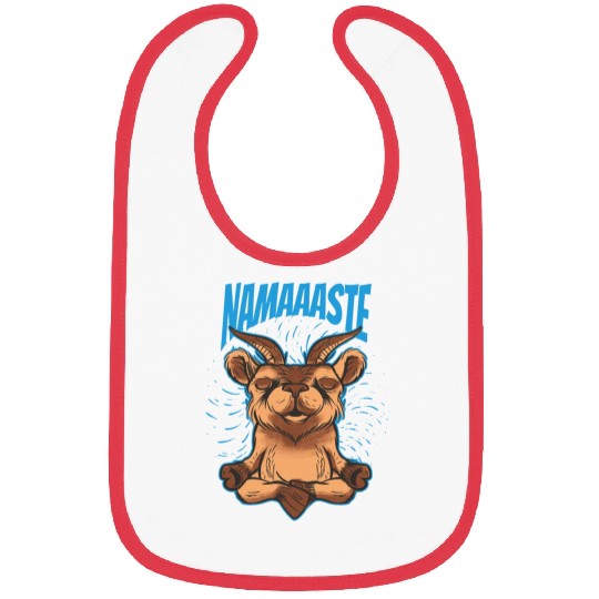 Goat Making Yoga Bibs