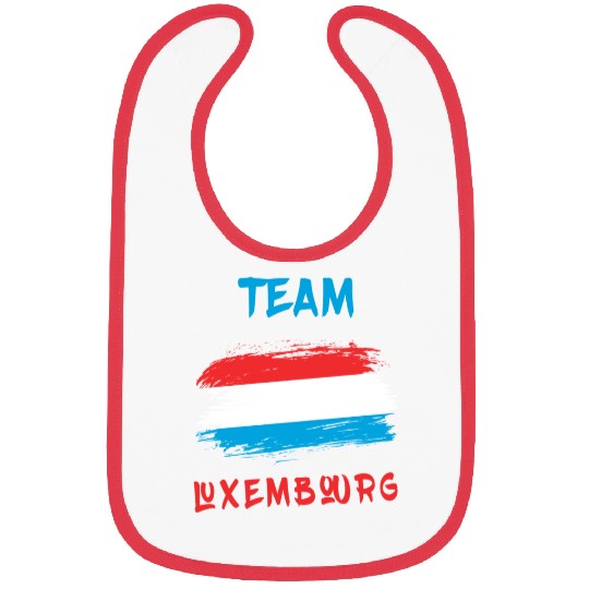 Team Luxembourg flags design Bibs