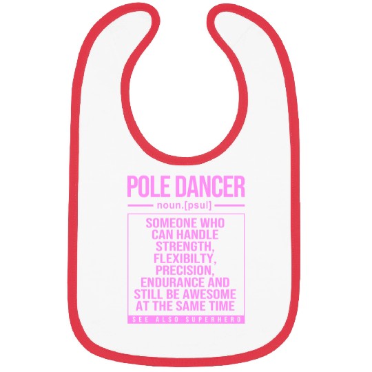 Pole Dancer Definition Funny Pole Dancing Bibs