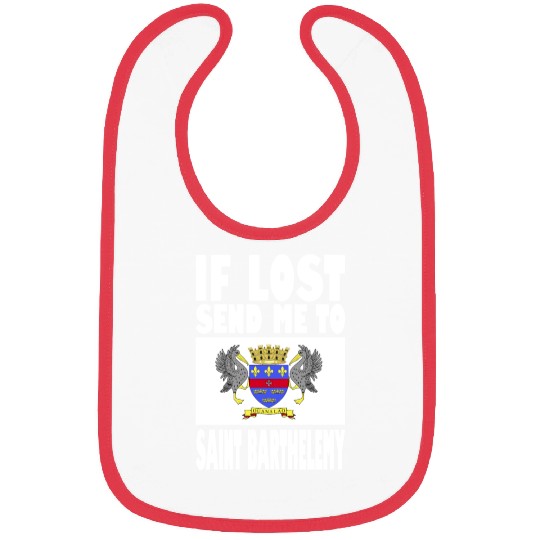 Saint Barthélemy Flag Saying Bibs