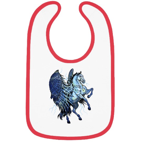 Pegasus Lightning Unicorn Children Horse Bibs