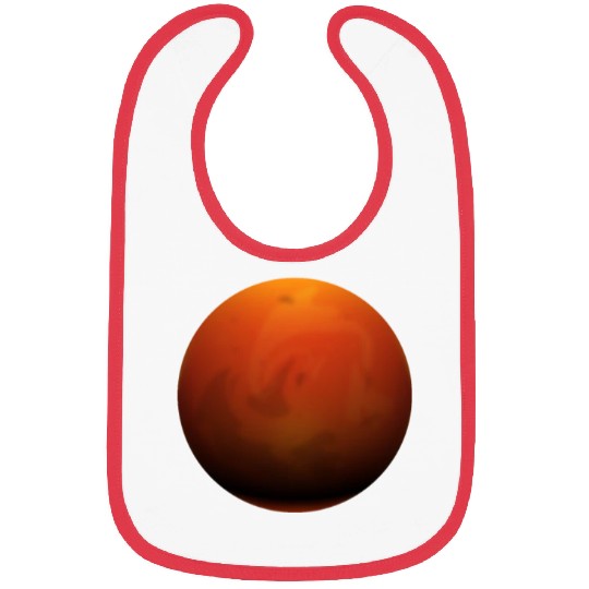 Mars Planet Bibs