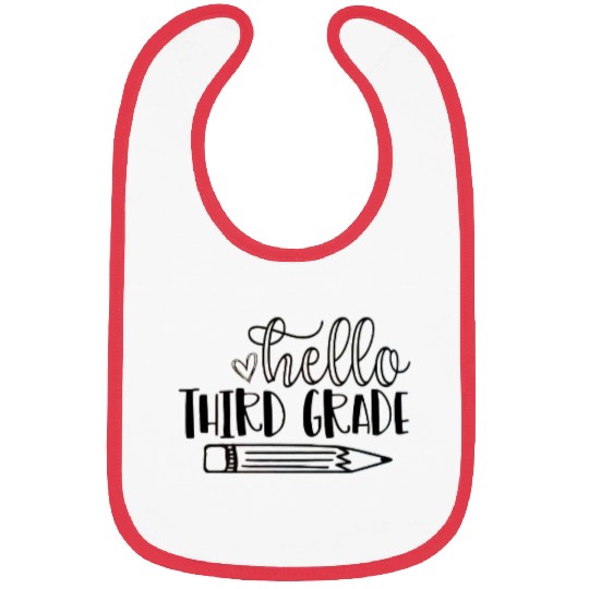 HelloThird Grade Back to School Student Teacher Bibs