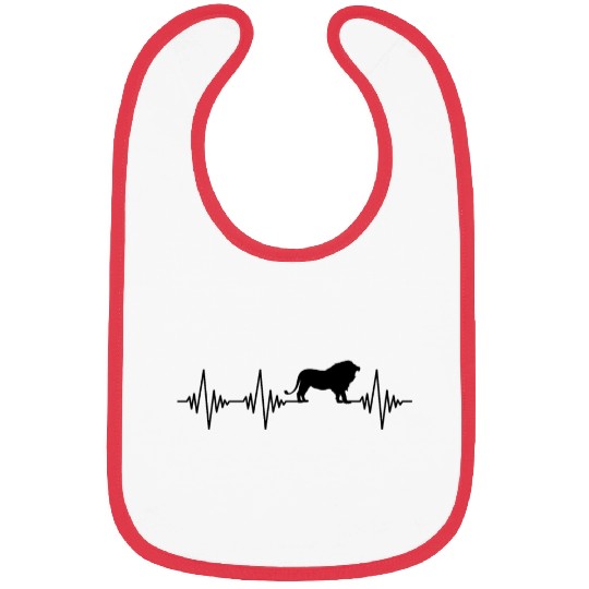 lion heartbeat Bibs