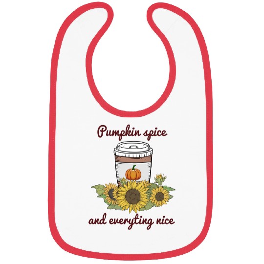 Halloween Pumpkin Spice Everything Nice Funny Bibs