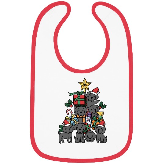 Great Dane Christmas Tree Bibs