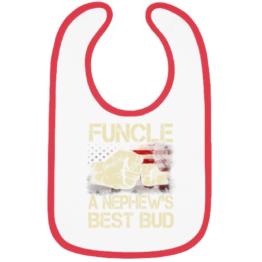 Funcle A Nephew Best Bud Us Bibs