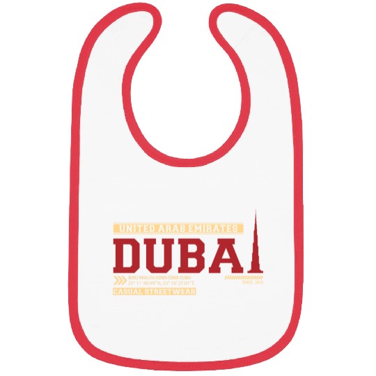 Burj Khalifa Downtown Dubai United Arab Emirates Bibs