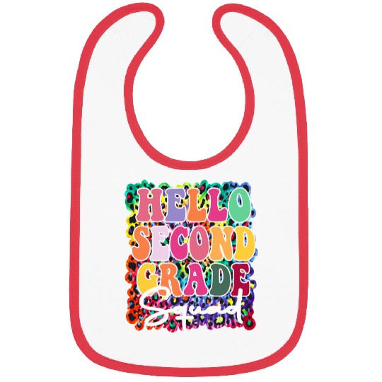 Hello Second Grade Squad 2nd Grade Back to School Bibs