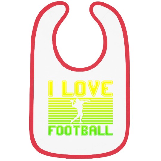 I love football Bibs