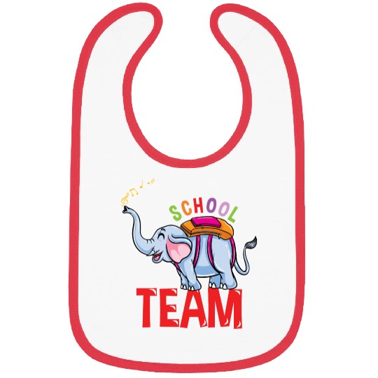 Back To School Elephant School Team Bibs