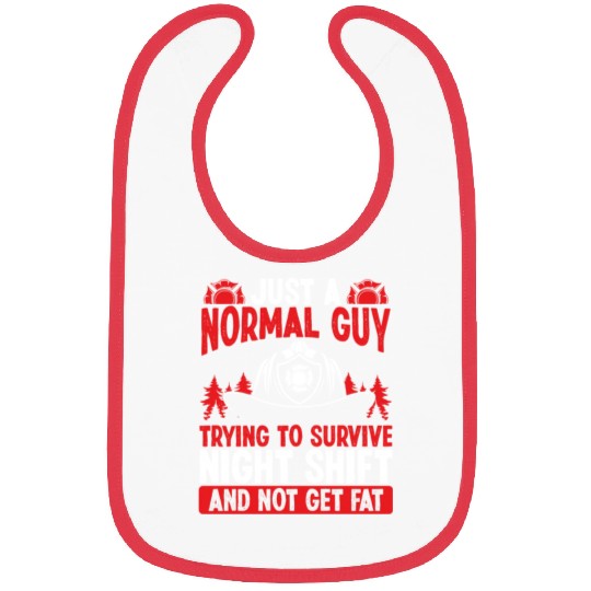 Night Shift Firefighter Normal Guy Volunteer Bibs