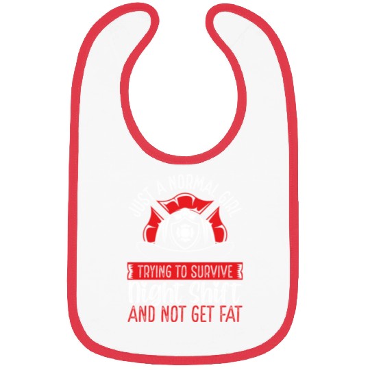 Night Shift Firefighter Normal Girl Volunteer Bibs