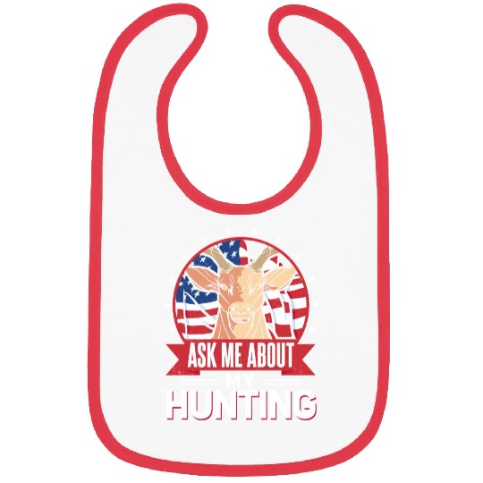 Buck Deer Hunting Hunter American Bibs