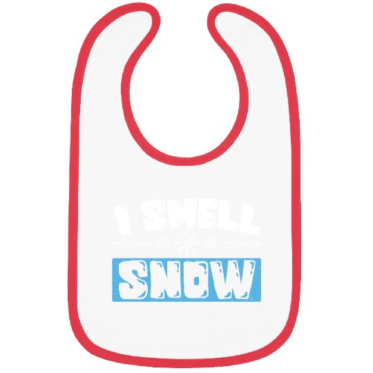 I Smell Snow Lover Ice Cold Snowy Winter Season Bibs