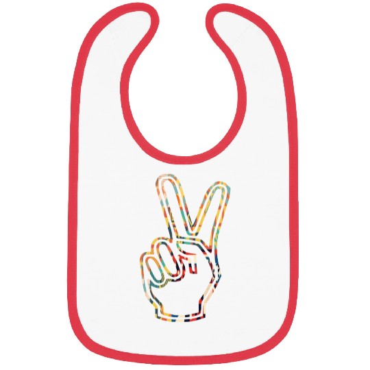 Psychedelic Peace Bibs