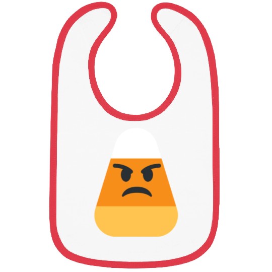 Angry Candy Corn Halloween Costume Bibs