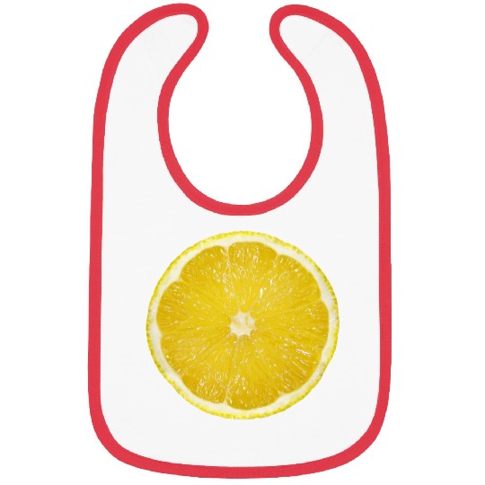 Radiate Positive Lemon Slice. Juicy Slice Lemon Bibs