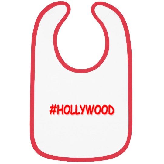 "#HOLLYWOOD" Cute Design. Buy Now Bibs