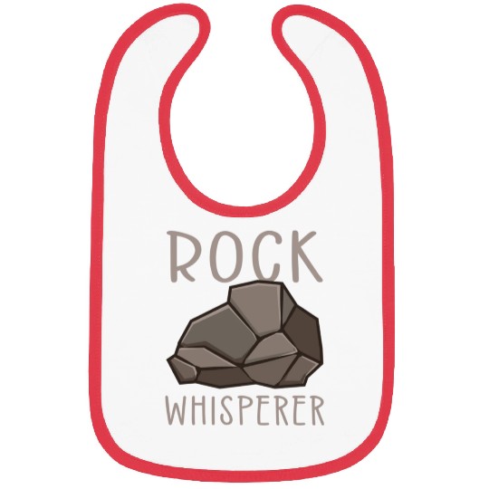 Rock Whisperer for Geology Lover Bibs
