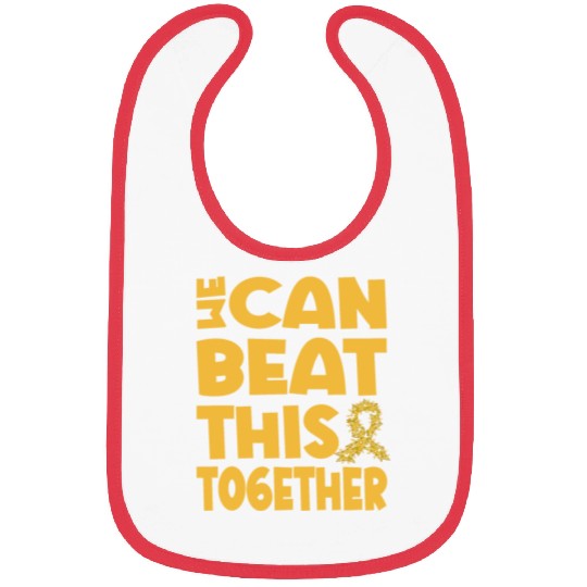 We Can Beat This Childhood Cancer Awareness Bibs