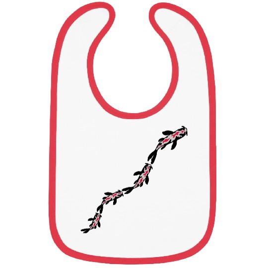 many koi fish nishikigoi Bibs