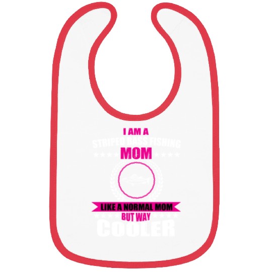 Striped Bass Fishing Mom Bibs