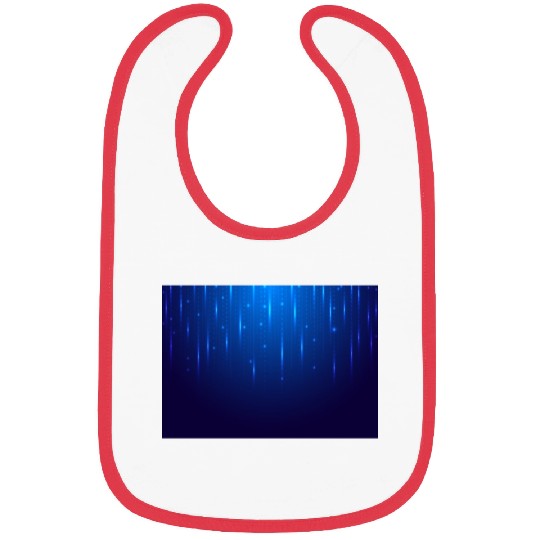 Navy Blue Glowing Neon Dots Bibs