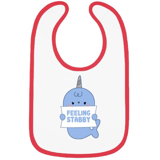 Feeling Stabby, Narwhal Bibs