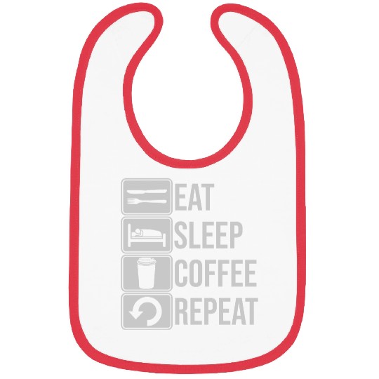 coffee drink daily repeat Bibs