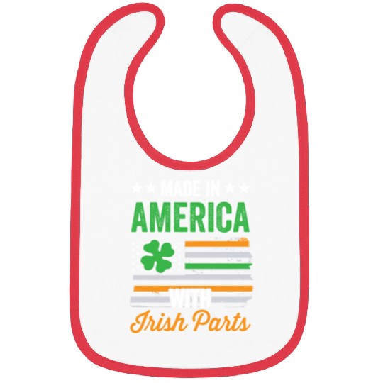 Made In America With Irish Parts Ireland Gaelic Bibs