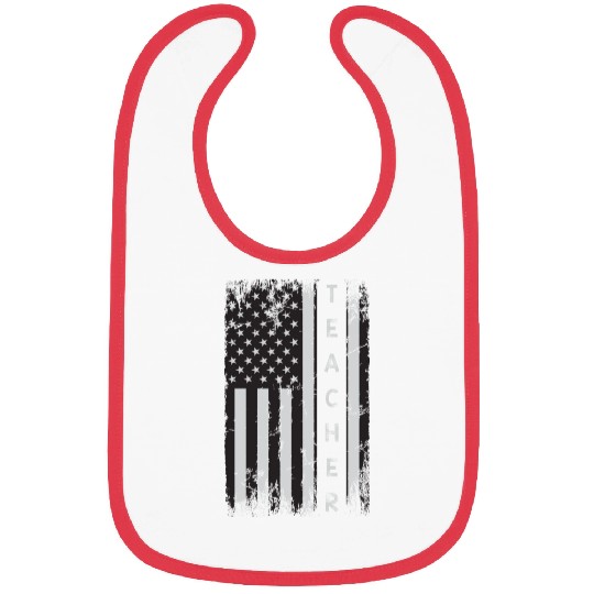Patriotic Teacher Bibs