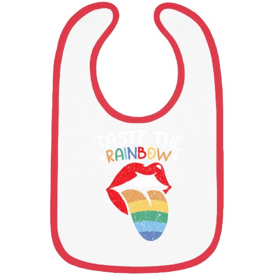 Taste The Rainbow Lover Rainbow Whisperer Bibs