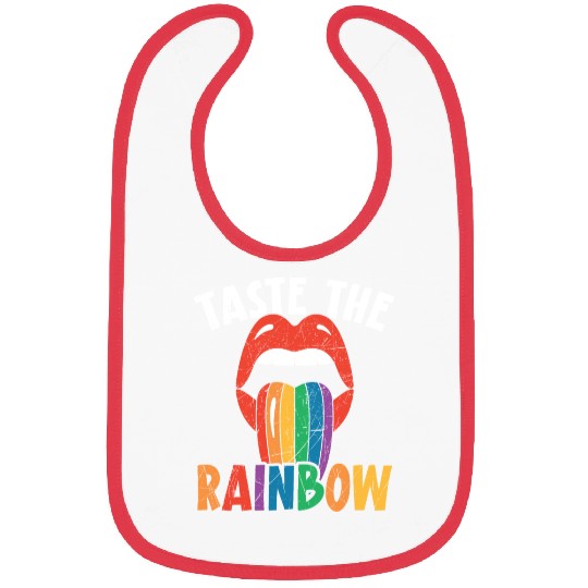 Taste The Rainbow Lover Rainbow Whisperer Bibs