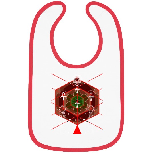 Sacred Geometry Science Egyptian Bibs