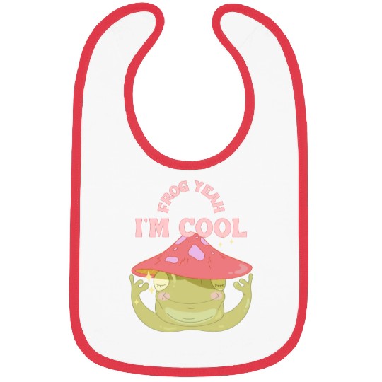 FROG YEAH Funny Cute Frog Bibs