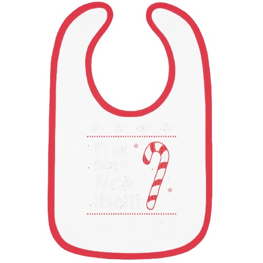Candy Cane Ugly Christmas Style Bibs
