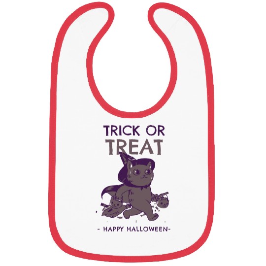 Trick Or Treat Funny Halloween Bibs