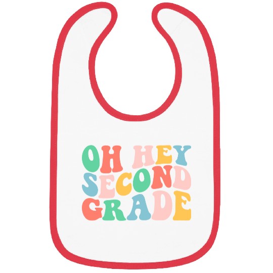 Oh Hey First Grade Teacher Bibs
