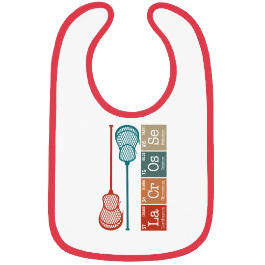 Lacrosse Periodic Table Element Bibs, Lacrosse