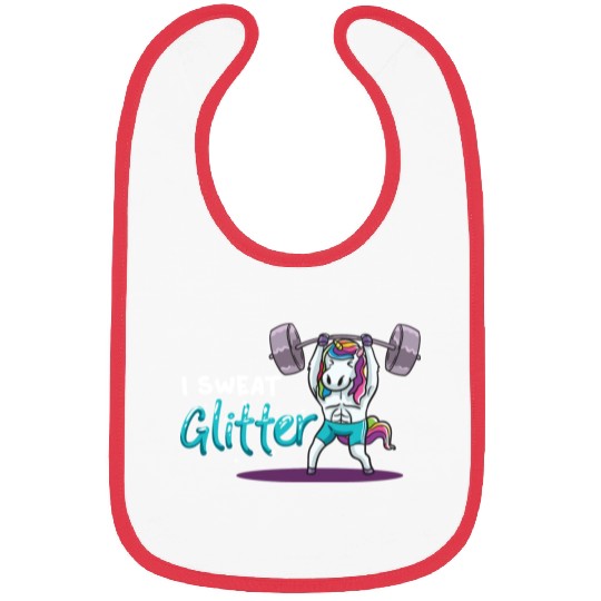 Unicorn Muscle Workout Fitness Training Sport Gym Bibs