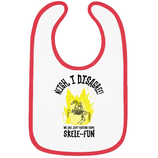 Halloween Cowboy Skeleton Fun Horse Riding Bibs