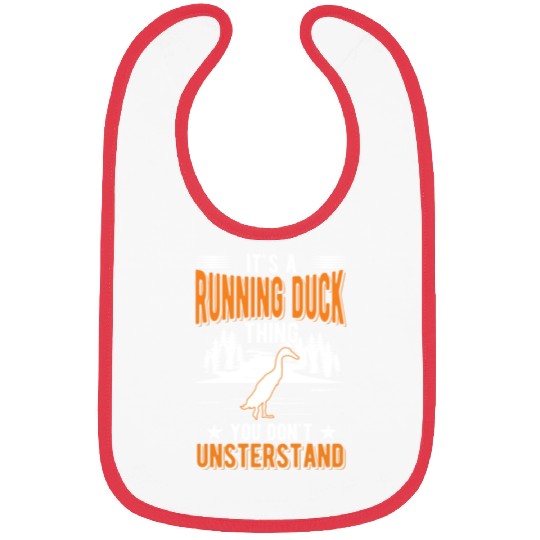 It's A Running Duck Thing Bibs