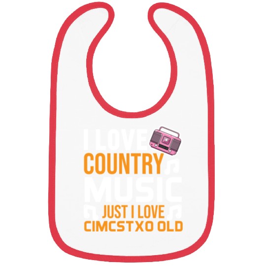 I love Country Music Bibs