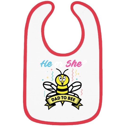 Dad To Bee First Father's Day Baby Reveal Git Idea Bibs