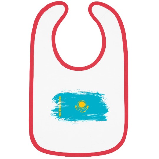 Kazakhstan flag Bibs